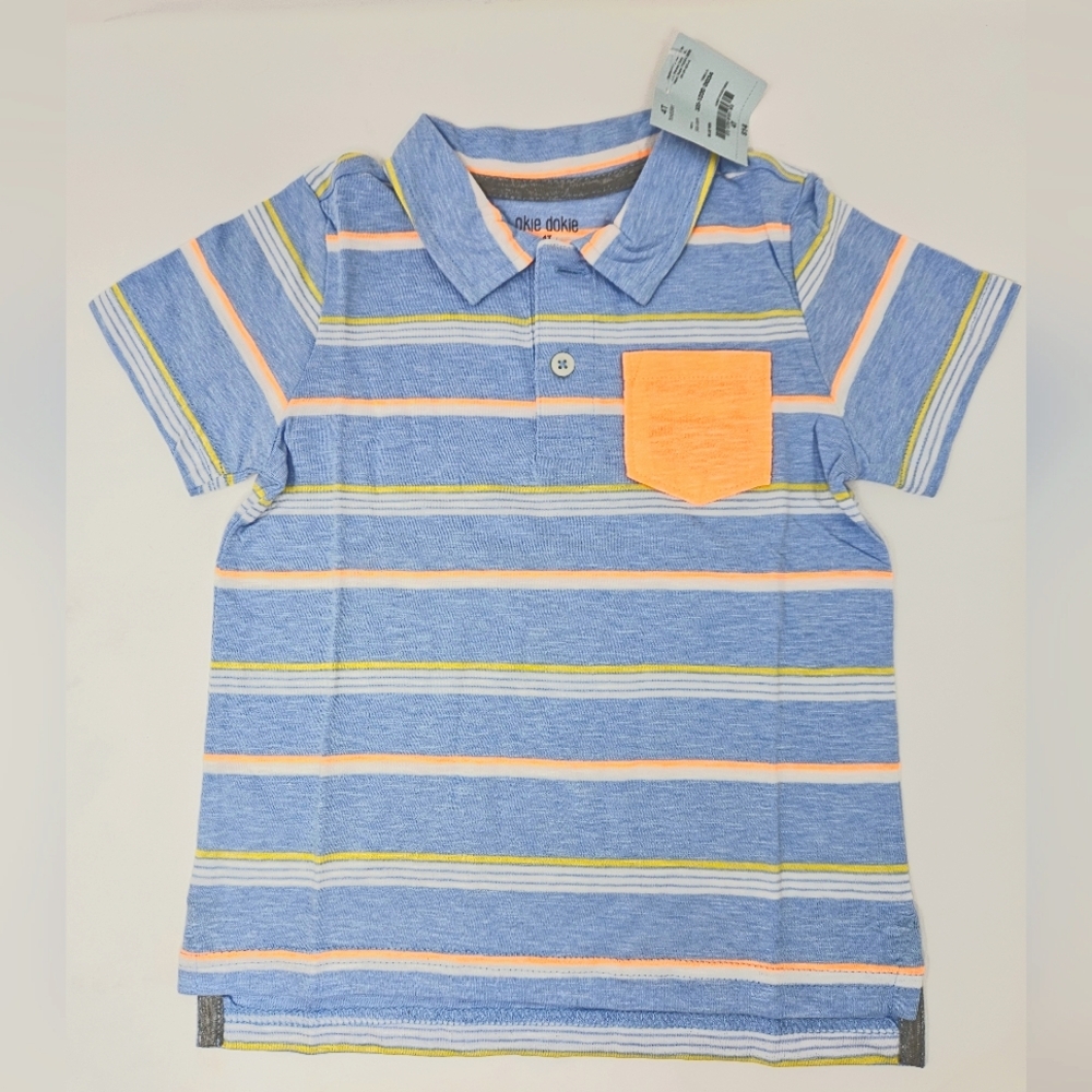4T Collared Stripped Dress Shirt